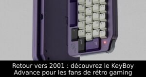 Retour vers 2001 : découvrez le KeyBoy Advance pour les fans de rétro gaming