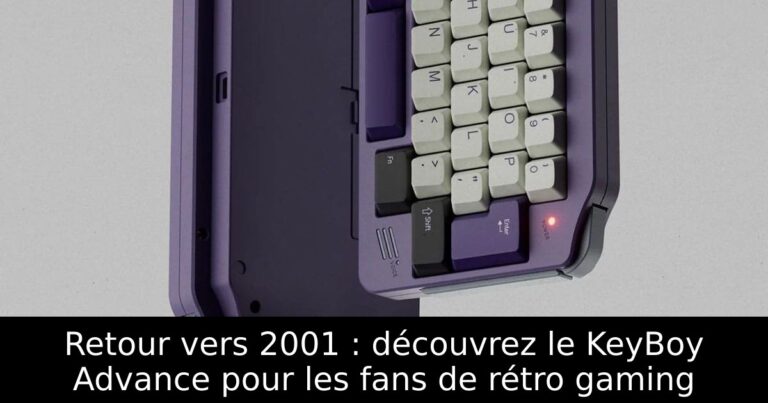 Retour vers 2001 : découvrez le KeyBoy Advance pour les fans de rétro gaming