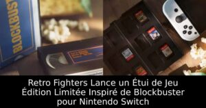 Retro Fighters Lance un Étui de Jeu Édition Limitée Inspiré de Blockbuster pour Nintendo Switch