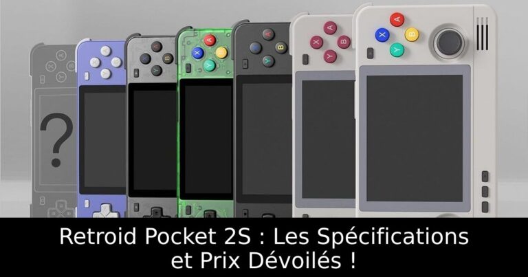 Retroid Pocket 2S : Les Spécifications et Prix Dévoilés !