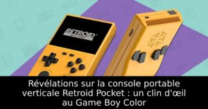 Révélations sur la console portable verticale Retroid Pocket : un clin d'œil au Game Boy Color
