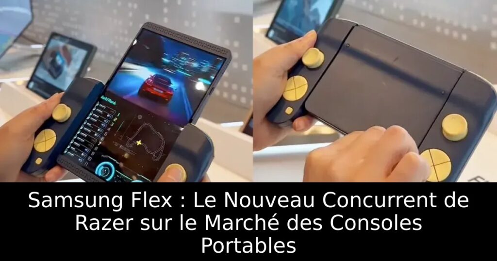 Samsung Flex : Le Nouveau Concurrent de Razer sur le Marché des Consoles Portables