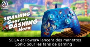 SEGA et PowerA lancent des manettes Sonic pour les fans de gaming !