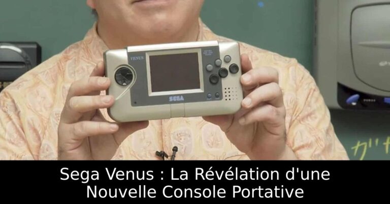 Sega Venus : La Révélation d'une Nouvelle Console Portative
