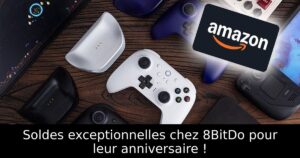 Soldes exceptionnelles chez 8BitDo pour leur anniversaire !