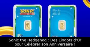 Sonic the Hedgehog : Des Lingots d'Or pour Célébrer son Anniversaire !