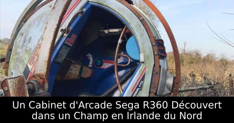Un Cabinet d'Arcade Sega R360 Découvert dans un Champ en Irlande du Nord