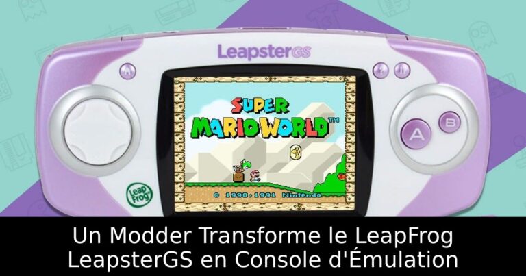 Un Modder Transforme le LeapFrog LeapsterGS en Console d'Émulation