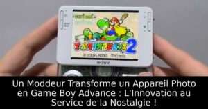 Un Moddeur Transforme un Appareil Photo en Game Boy Advance : L'Innovation au Service de la Nostalgie !
