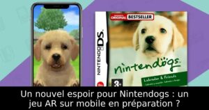 Un nouvel espoir pour Nintendogs : un jeu AR sur mobile en préparation ?