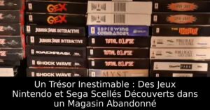 Un Trésor Inestimable : Des Jeux Nintendo et Sega Scellés Découverts dans un Magasin Abandonné