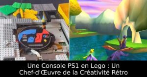 Une Console PS1 en Lego : Un Chef-d'Œuvre de la Créativité Rétro