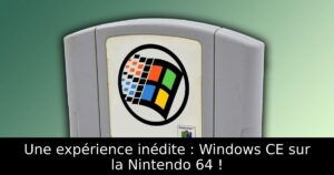 Une expérience inédite : Windows CE sur la Nintendo 64 !