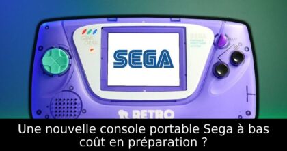 Une nouvelle console portable Sega à bas coût en préparation ?