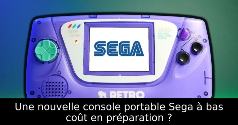 Une nouvelle console portable Sega à bas coût en préparation ?