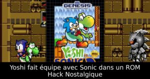 Yoshi fait équipe avec Sonic dans un ROM Hack Nostalgique