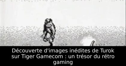 Découverte d&rsquo;images inédites de Turok sur Tiger Gamecom : un trésor du rétro gaming