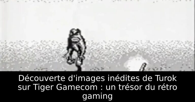 Découverte d'images inédites de Turok sur Tiger Gamecom : un trésor du rétro gaming