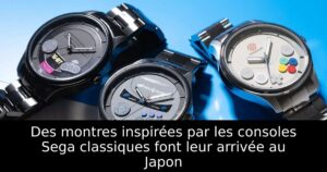 Des montres inspirées par les consoles Sega classiques font leur arrivée au Japon