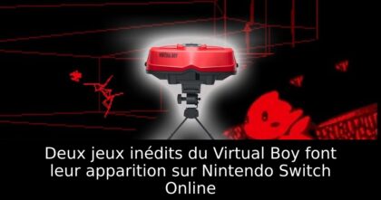Deux jeux inédits du Virtual Boy font leur apparition sur Nintendo Switch Online