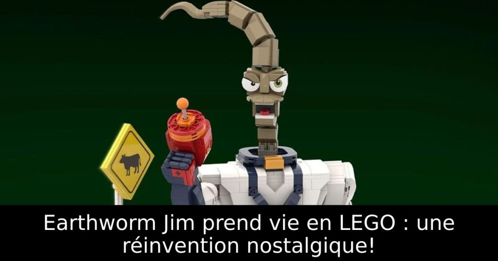 Earthworm Jim prend vie en LEGO : une réinvention nostalgique!