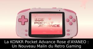 La KONKR Pocket Advance Rose d'AYANEO : Un Nouveau Malin du Retro Gaming