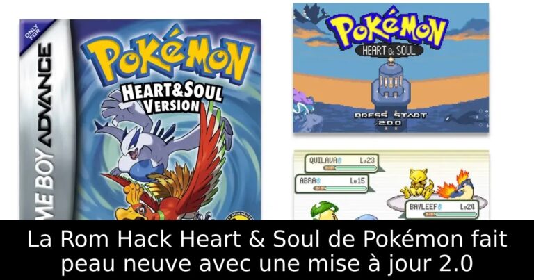 La Rom Hack Heart & Soul de Pokémon fait peau neuve avec une mise à jour 2.0