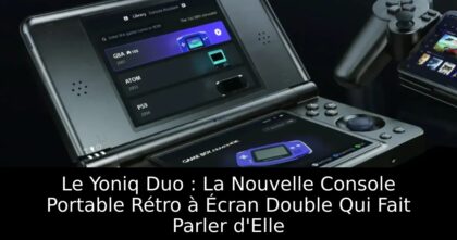 Le Yoniq Duo : La Nouvelle Console Portable Rétro à Écran Double Qui Fait Parler d&rsquo;Elle