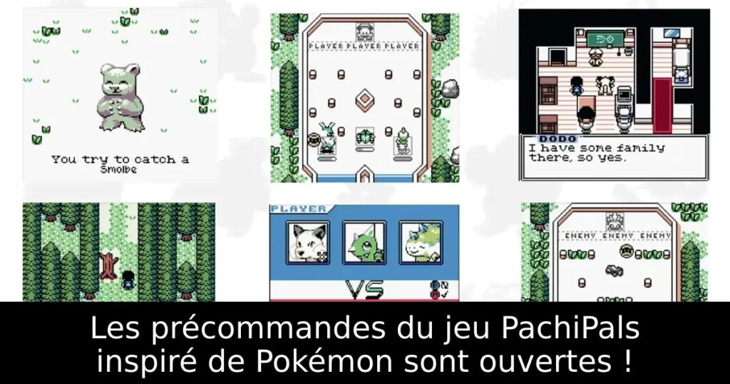 Les précommandes du jeu PachiPals inspiré de Pokémon sont ouvertes !