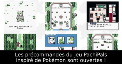 Les précommandes du jeu PachiPals inspiré de Pokémon sont ouvertes !