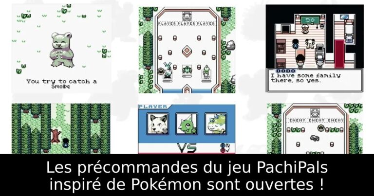 Les précommandes du jeu PachiPals inspiré de Pokémon sont ouvertes !