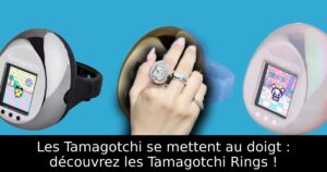 Les Tamagotchi se mettent au doigt : découvrez les Tamagotchi Rings !