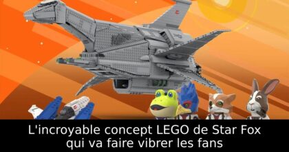 L&rsquo;incroyable concept LEGO de Star Fox qui va faire vibrer les fans