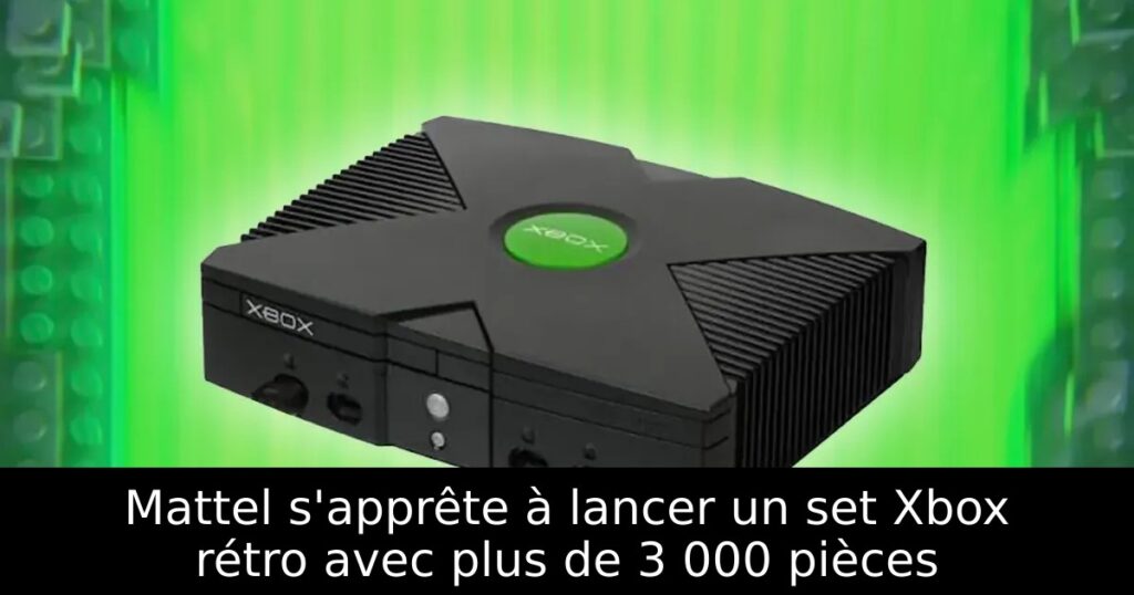 Mattel s'apprête à lancer un set Xbox rétro avec plus de 3 000 pièces