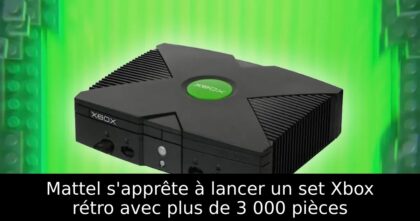 Mattel s&rsquo;apprête à lancer un set Xbox rétro avec plus de 3 000 pièces
