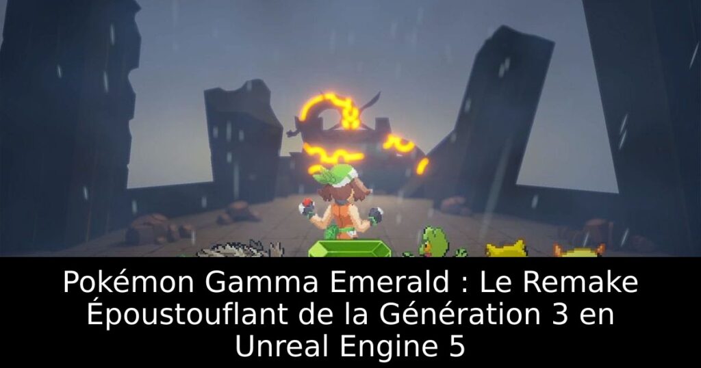 Pokémon Gamma Emerald : Le Remake Époustouflant de la Génération 3 en Unreal Engine 5