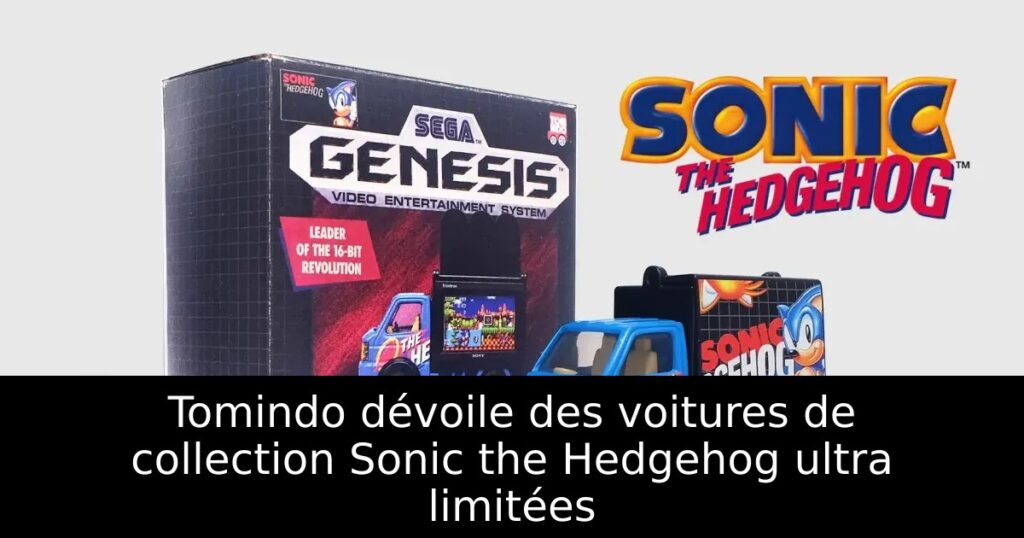Tomindo dévoile des voitures de collection Sonic the Hedgehog ultra limitées