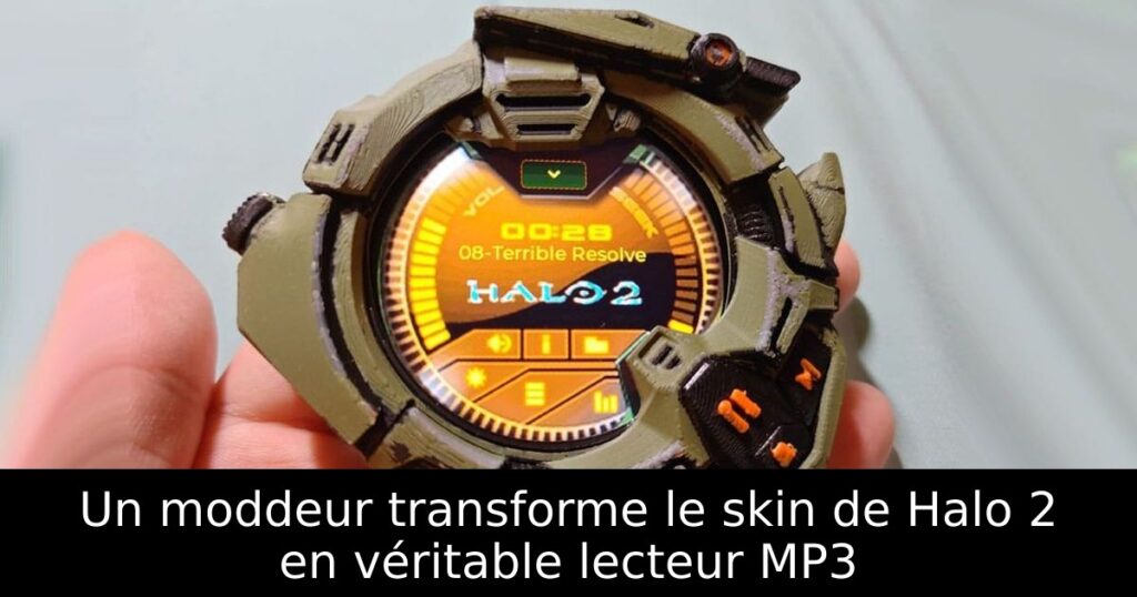 Un moddeur transforme le skin de Halo 2 en véritable lecteur MP3