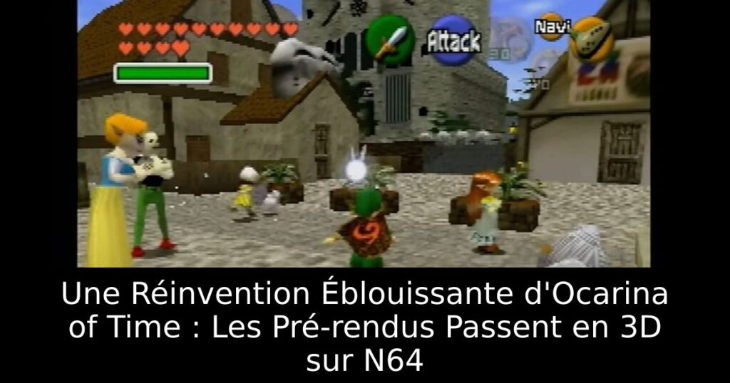 Une Réinvention Éblouissante d'Ocarina of Time : Les Pré-rendus Passent en 3D sur N64