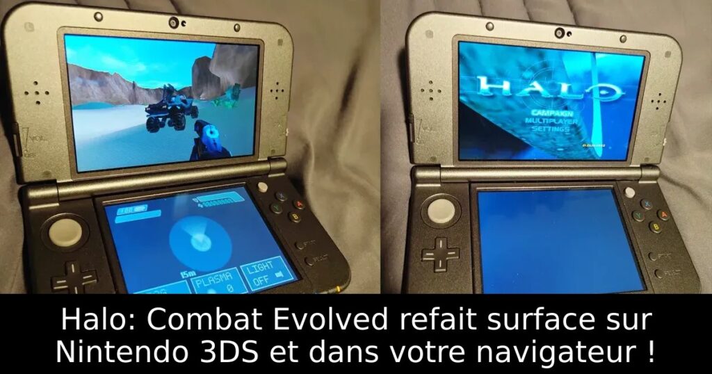 Halo: Combat Evolved refait surface sur Nintendo 3DS et dans votre navigateur !
