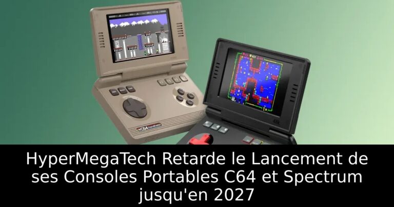 HyperMegaTech Retarde le Lancement de ses Consoles Portables C64 et Spectrum jusqu'en 2027