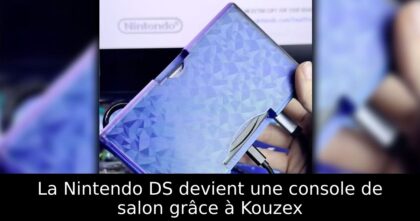 La Nintendo DS devient une console de salon grâce à Kouzex