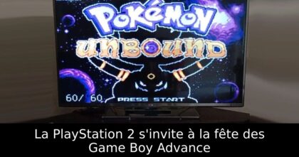 La PlayStation 2 s&rsquo;invite à la fête des Game Boy Advance