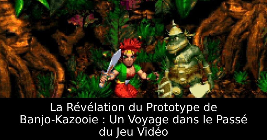 La Révélation du Prototype de Banjo-Kazooie : Un Voyage dans le Passé du Jeu Vidéo