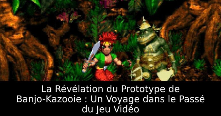 La Révélation du Prototype de Banjo-Kazooie : Un Voyage dans le Passé du Jeu Vidéo