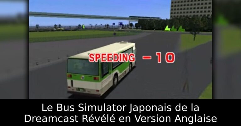 Le Bus Simulator Japonais de la Dreamcast Révélé en Version Anglaise