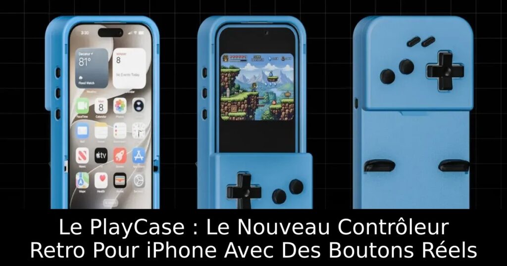 Le PlayCase : Le Nouveau Contrôleur Retro Pour iPhone Avec Des Boutons Réels