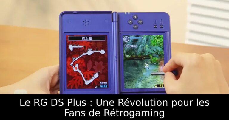 Le RG DS Plus : Une Révolution pour les Fans de Rétrogaming