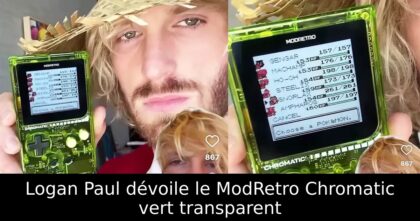 Logan Paul dévoile le ModRetro Chromatic vert transparent