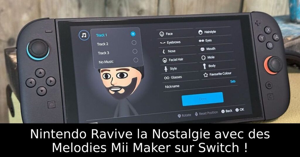 Nintendo Ravive la Nostalgie avec des Melodies Mii Maker sur Switch !